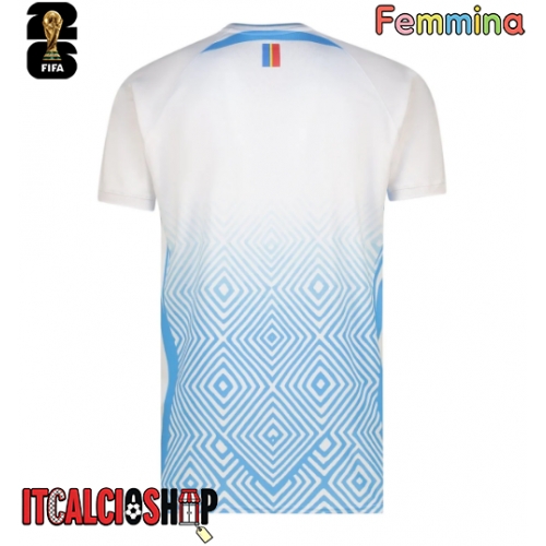 RD del Congo Seconda Maglia Femmina Mondiali 2026 Manica Corta